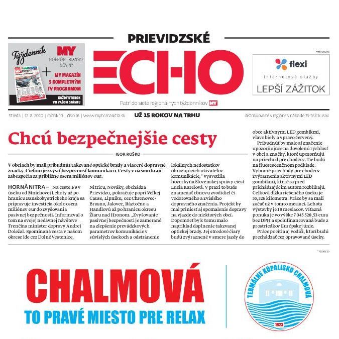 Prievidzké ECHO so zľavou | #chalmova