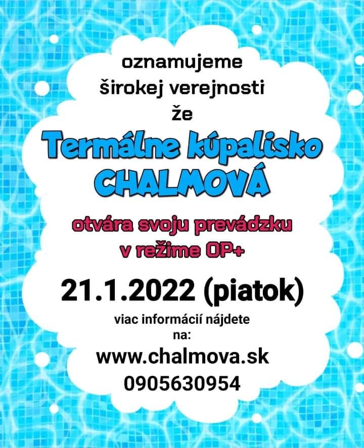 Chalmová hlási opäť OTVORENÉ | #chalmova